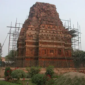 brick temple construction