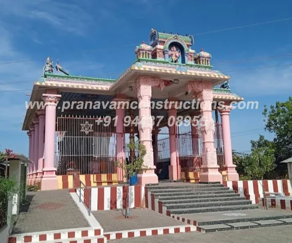 Temple construction project: manivel murugan temple