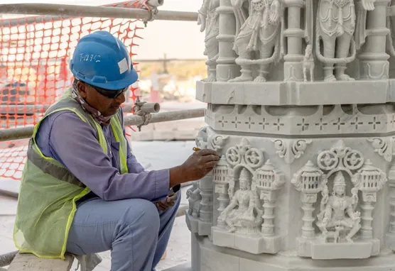 Temple architecture and construction work by Pranavam Constructions