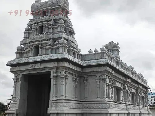 Traditional stonework and carved stone elements for Hindu temples