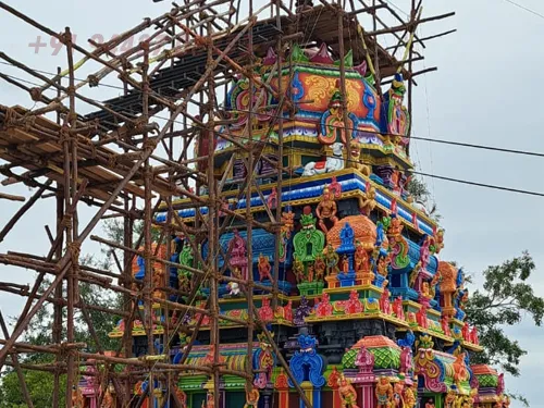Brick masonry and structural construction for a Hindu temple project