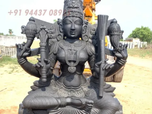 Traditional Hindu temple sculptures and ornamental sculptural craftsmanship