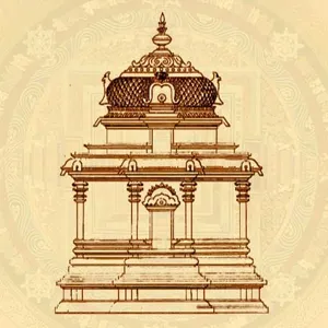 temple vastu drawing